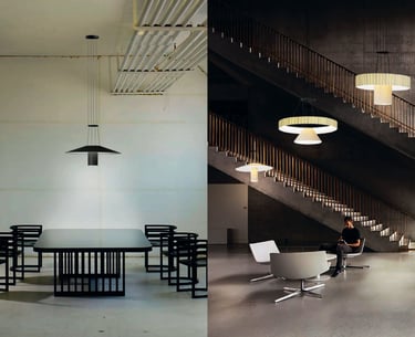 examples kimo lamp in a structural ambientadores