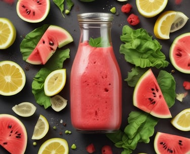 A colorful bowl of fresh vegetable salad with cherry tomatoes, cucumbers, and greens.