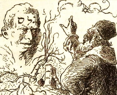 Le Golem animé par le pouvoir du Nom sacré