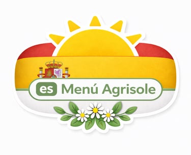 icona menu bandiera spagna