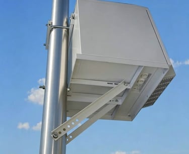 Outdoor electrical enclosure mounted Pole Mounted Cabinets
