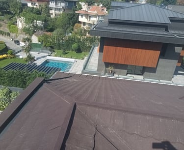 Siyah Classic Metal Kiremit 100 m2  Beykoz/İstanbul