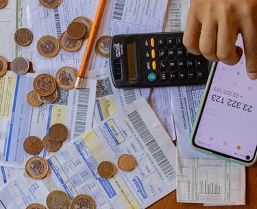 imagem de contas para ser pagas