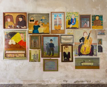 Installation view of Inès van den Kieboom Exhibition at Aboli Bibelot