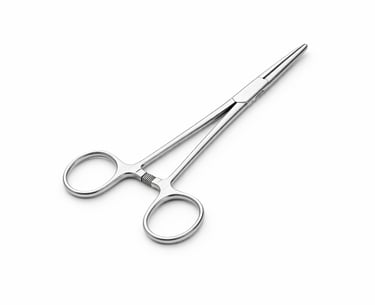 stainless steel artery forceps instrument CE certified for clamping blood vessels.