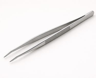 Dental cotton pliers stainless steel college tweezers CE certified