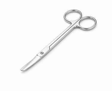 stainless steel dressing scissors instrument CE certified for cutting dressings and gauze.