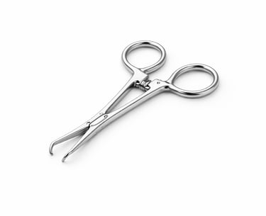 stainless steel Jones towel clamp instrument CE certified for drape fixation.