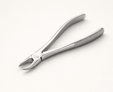 Lower root forceps stainless steel dental instrument CE certified