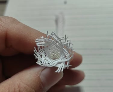 Hollow Braided Paper Rope showing