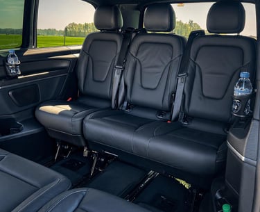 Transfert en Van VIP spacieux et confortable