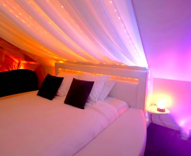 chambre romantique de la love room 