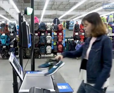 Decathlon RFID checkout