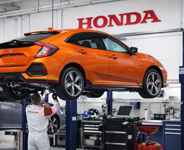 Honda inicia atendimento do recall de 46 mil Honda Civics na Europa em concessionária