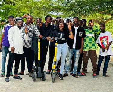 Trekk Scooters in Lagos State University