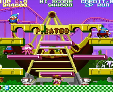 Chip Chan Kick! - Amusement Park Pirate Ship