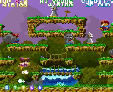 Chip Chan Kick! - Forest and Waterfalls