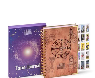 Witchy Cauldron Tarot Journal and Planner: Daily Reflections & Personal Growth 