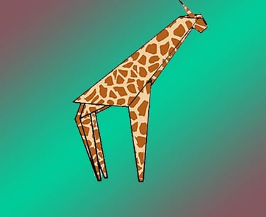 Origami Giraffa