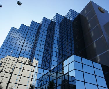 Glass Office Buildings