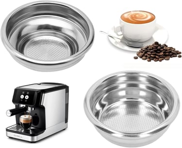 a coffee maker with a cup of coffee and a cup of coffee