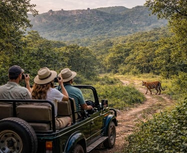 Tadoba Tiger Reserve in Maharashtra- India