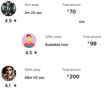 Groomr app suggested grooming experts nearby Groomr formerly known as gofashionr