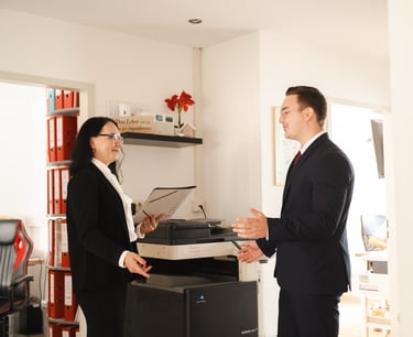 Beratungsstellenleitung und stellvertretende Leitung von DSM Office Passau – erfahrene Ansprechpartner für Ihre Anliegen