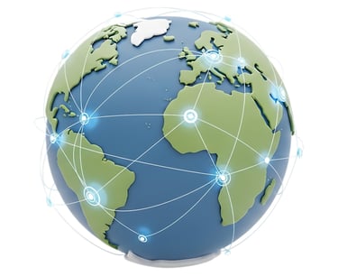 Cavity Studios global vendor network connecting reliable and ethical production partners worldwide.