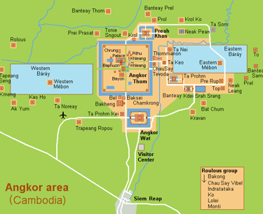 Mapa Angkor