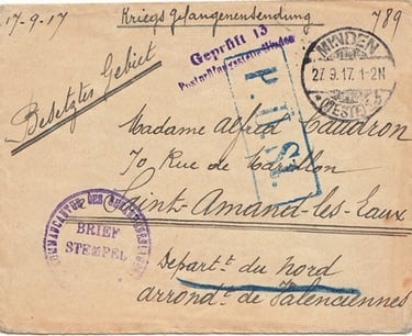 Kriegsgefangenensendung P.Ü.St.