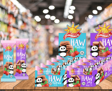 a variety of snacks and snacks in a store