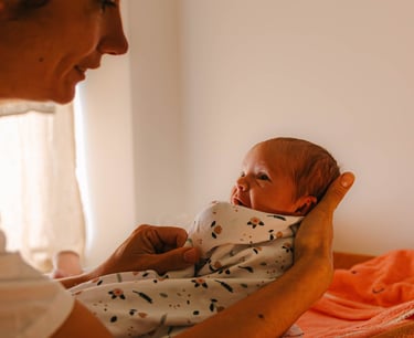 Emilie infirmière nouveau né