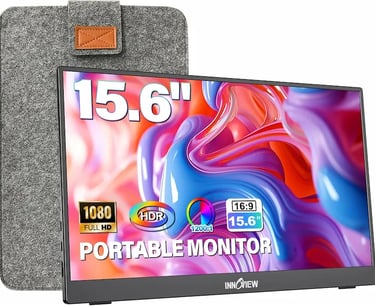 InnoView Portable Monitor with Adjustable Stand