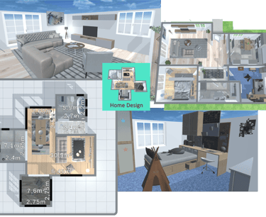 Home Design - Floor Plan designed by Kemper Apps