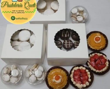 alfajores maicena almendra chocolate Queti pasteleria lima peru