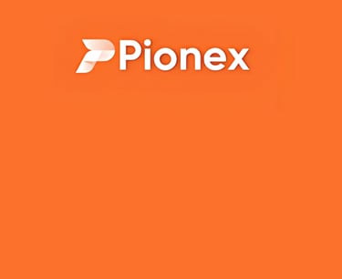 Pionex logo – cryptocurrency exchange with trading bots, bonuses, and cashback