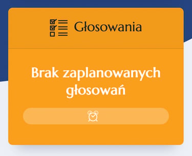 kafelek menu głosowania