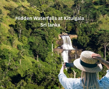 Hidden Waterfall at Ella, Sri Lanka