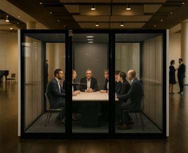  Modern acoustic meeting booth for 6–7 people – KB Housing