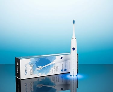 Bleeding of the gums: care Sonic Aquolab toothbrush  hygiene-precision.com