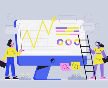 website builder interface showing drag and drop design