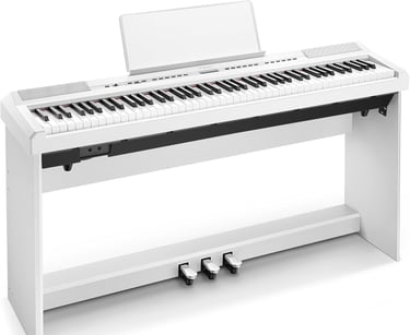 Donner DEP-20 Piano digital (88 teclas, 88 teclas, mecanismo de martillo), color blanco