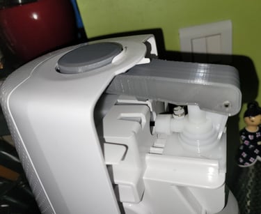 Repair of the SODASTREAM water carbonation system push button