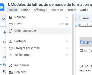 Copier un fichier