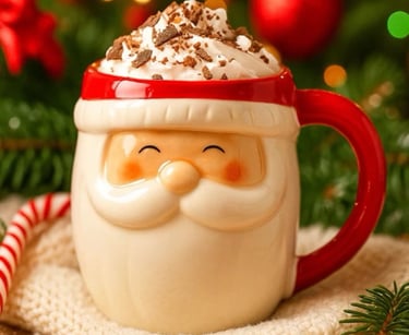 caneca de papai noel