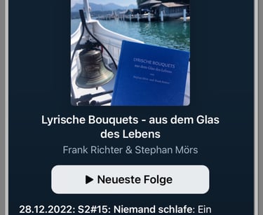 Titelcover des Podcasts Lyrische Bouquets aus dem Glas des Lebens.