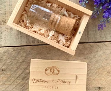 Message in a bottle for weddings