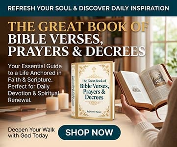 Book cover The Great Book of Bible Verses, Prayers & Decrees.