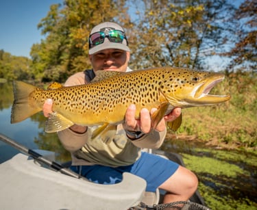 Fly fishing with midges 
